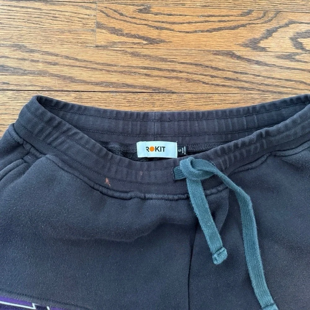 Rokit University Comfort Black Sweat‎ Shorts - Small